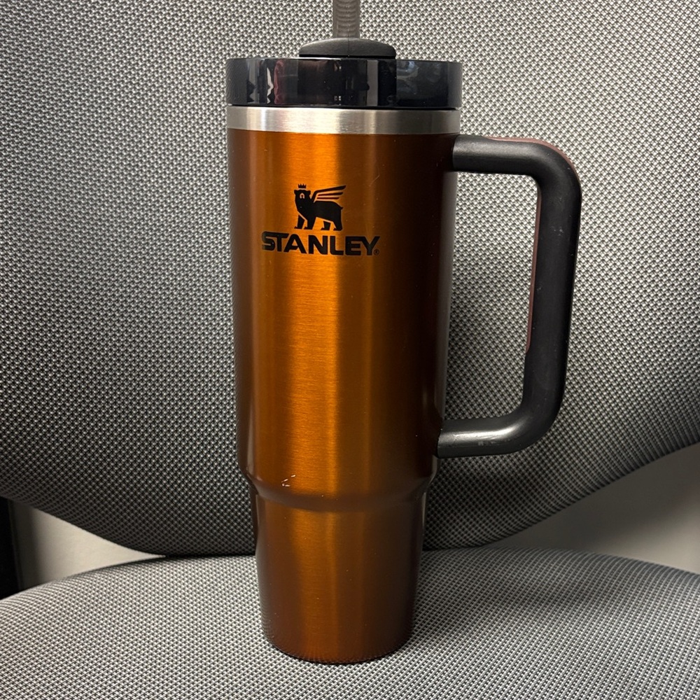 Stanley Bronze Travel Tumbler with Handle